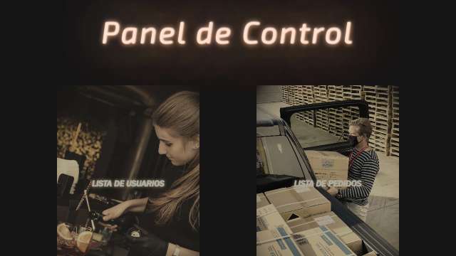 Vista del Panel de Control al utilizar una cuenta de tipo Dueño